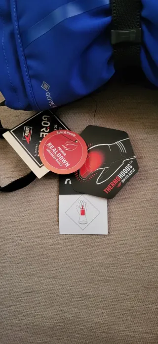 Muffole Reusch Uomo Blu Gore-Tex