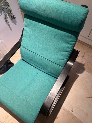 Silla Poäng Ikea Tela Turquesa