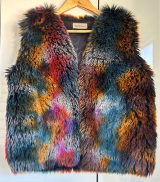 Chaleco de pelo multicolor Tantrend