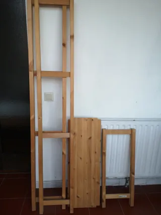 Scaffale Ivar Ikea in legno