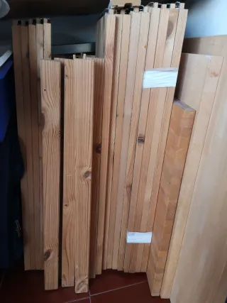 Scaffale Ivar Ikea in legno