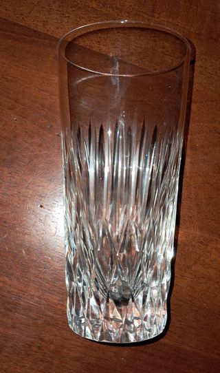 Set 6 bicchieri alti lavorati stile cristallo