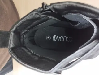 Botines tacón Venca negros