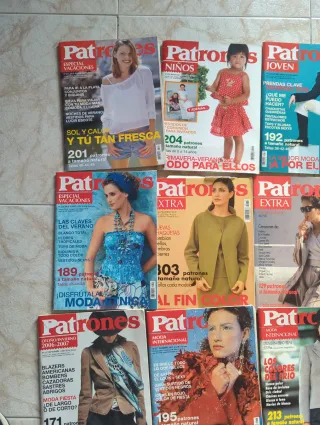 Lote de 13 Revistas Patrones