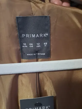 Chaqueta Beige Primark Talla 44