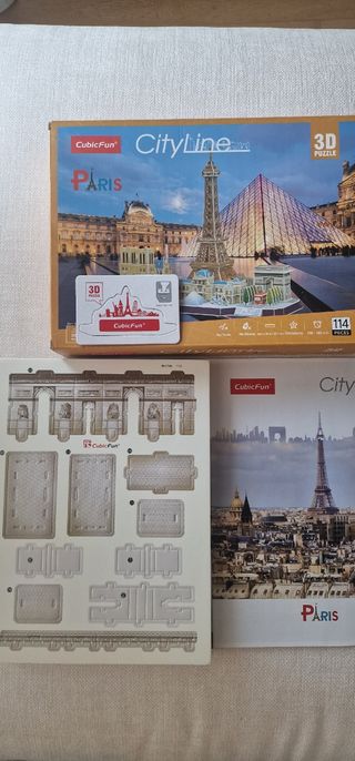 Puzzle 3D CityLine París sin estrenar