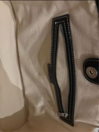 Bolso Zara tejido rayas flecos