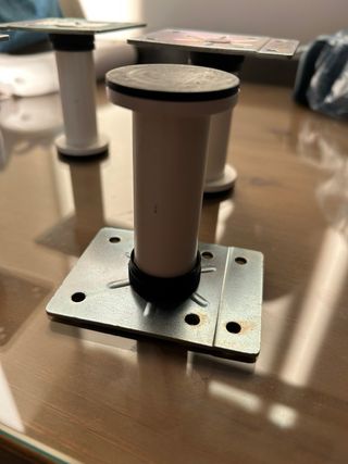 Patas IKEA 8cm (4 unidades) modelo CAPITA blanco