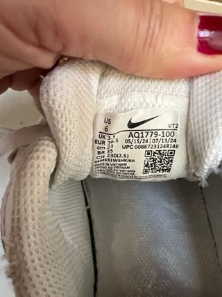 Zapatillas Nike Blancas Talla 36.5 eur