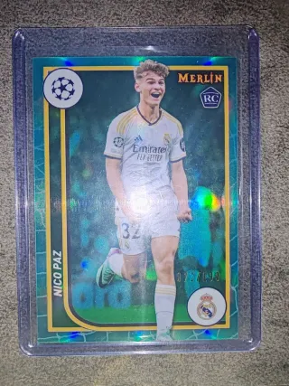 Nico Paz 072/199 Rookie Merlin Real Madrid