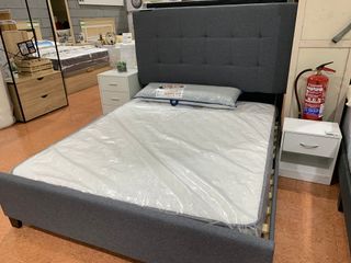 Cama Matrimonial Emily 135cm + Colchón