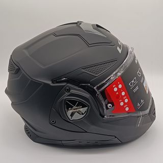 LS2, Casco Modular Moto ADVANT X Solid Mat Black,