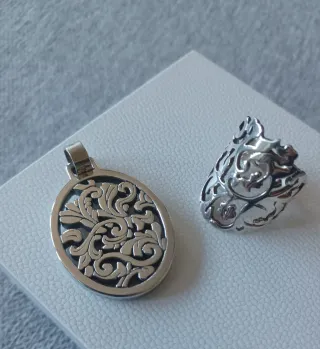 Conjunto Tous Plata Filigrana