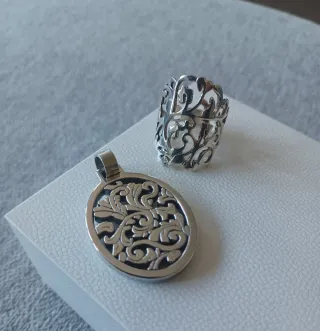 Conjunto Tous Plata Filigrana