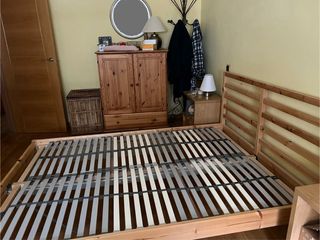 Base de cama de madera