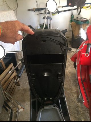 Asiento Vespa Negro