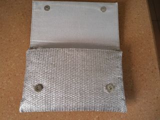 Bolso de Yute Plata - Sin Usar