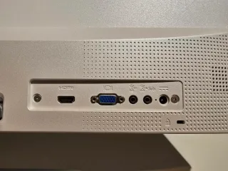 Monitor HP 23,8 Gris y Blanco