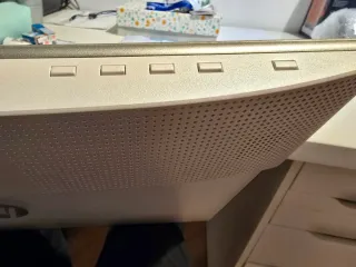 Monitor HP 23,8 Gris y Blanco