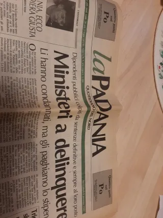 La Padania - Prima Uscita Giornale