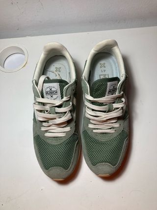 Zapatillas Munich Talla 41 Verde/Beige
