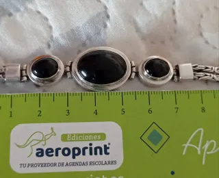 Pulsera bizantina con Onix.