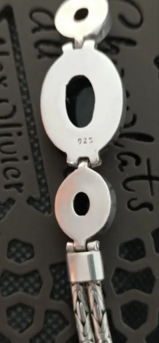 Pulsera bizantina con Onix.