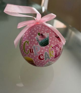 Pallina Natale Rosa Cupcakes