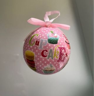 Pallina Natale Rosa Cupcakes