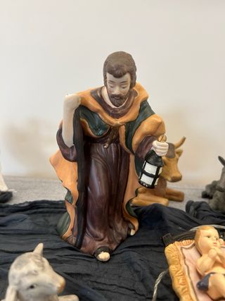 Belén de porcelana figuras