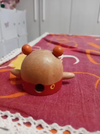 Temperino vintage orsetto in legno