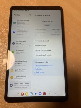 Samsung Galaxy Tab A9 64GB Gris