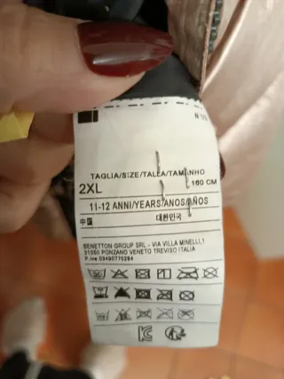 Piumino bambina effetto laminato