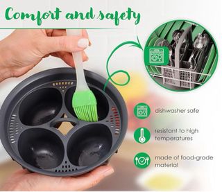 Molde Huevos Pochados para Thermomix TM5 TM6 TM31