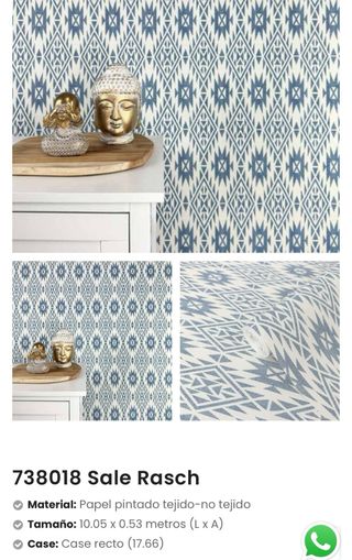 Papel pintado diseño geométrico