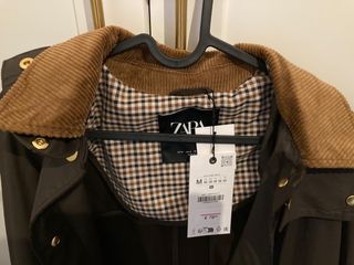 Capa Zara encerada nueva Talla M