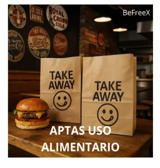 Bolsas Papel Kraft Grandes Sin Asas