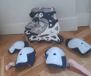 Patines en línea Oxelo + protecciones