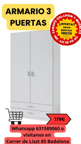 Armario 3 puertas