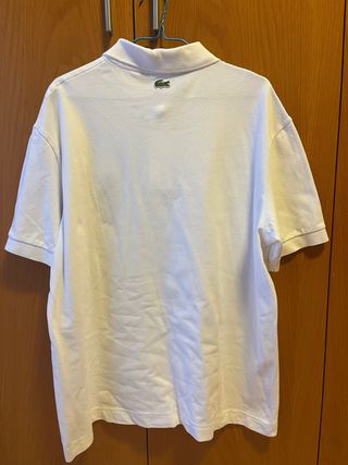 Polo Lacoste Blanco Talla M