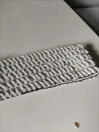 Cinturón de abalorios blanco y marrón