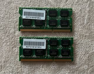 2x Módulos RAM ADATA 2GB DDR3 SODIMM