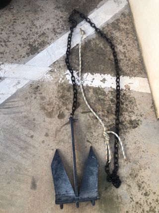 Ancla de fondeo 4 kg con cadena