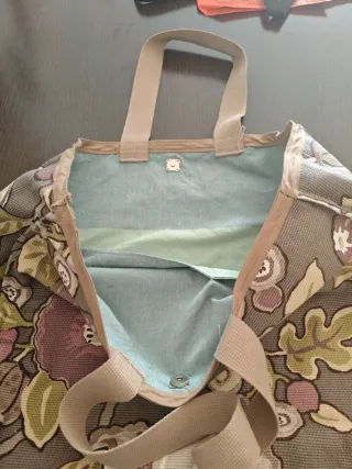 Bolso de tela hecho a mano