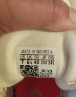 Zapatillas Fútbol Talla 40 Blancas Naranja