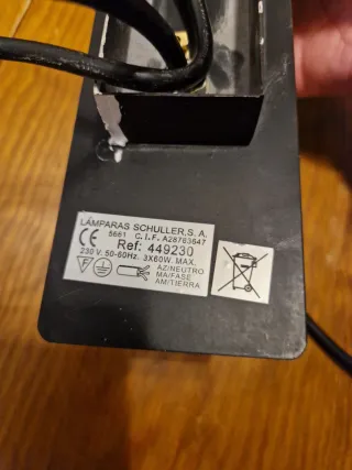 Lámpara tipo Tiffany Techo 3 Luces Vidrio