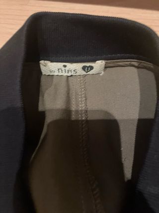 Chaqueta bomber larga verde