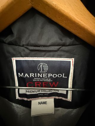 Chaqueta Marinepool Negra Impermeable