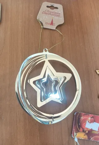 N.6 Decorazioni Natalizie Albero Stella Renna