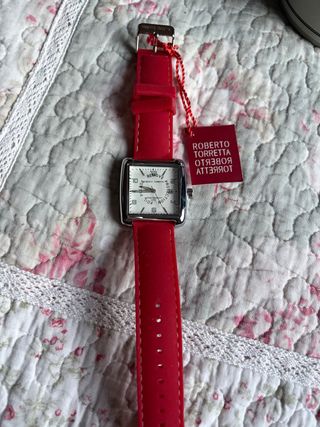 Reloj Roberto Torretta Rojo Nuevo